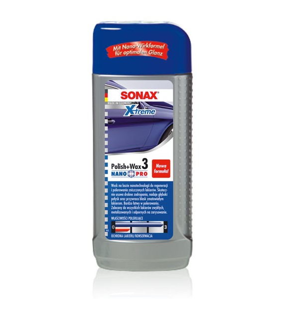 SONAX Xtreme Polish & Wax3 Nanopro 250ml (202100)