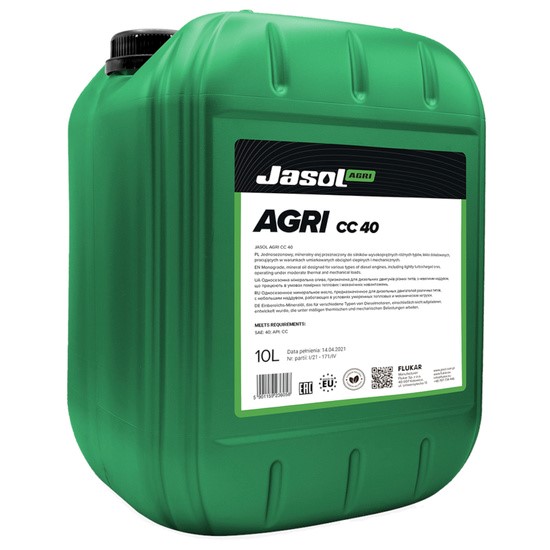 Olej JASOL AGRI CC-40   10L (superol)