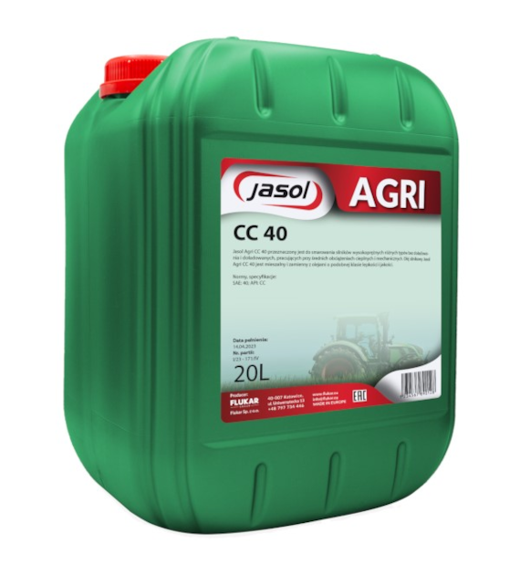Olej JASOL AGRI CC-40   20L (superol)