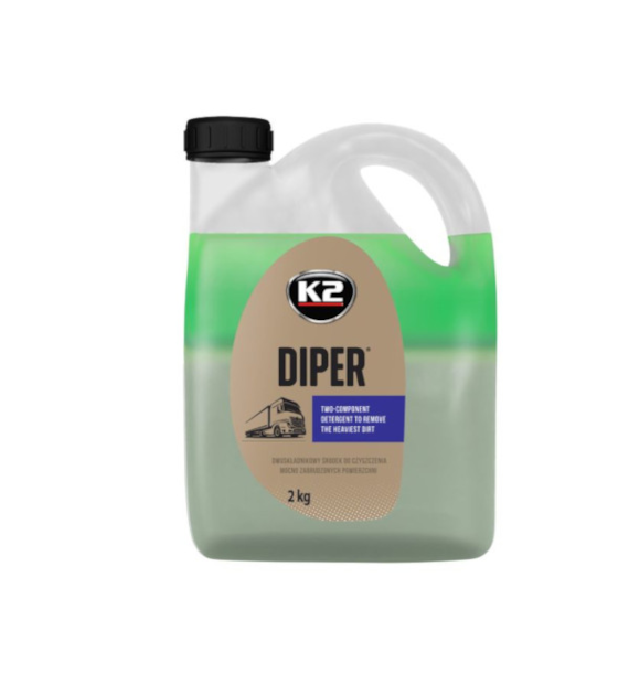 K2 DIPER  dwuskł. usuwa każdy brud (zam. Dimer) aktywna piana 2kg    (M804)