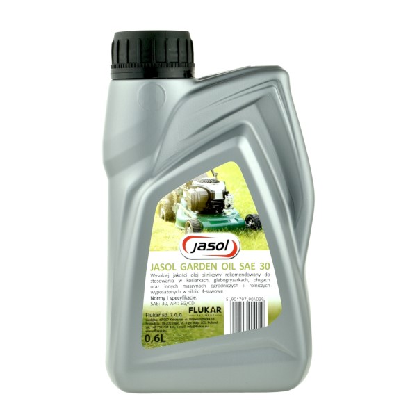 Olej JASOL GARDEN OIL  SAE-30 (do KOSIAREK)(op.12szt)   0,6L
