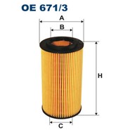 Filtr OE671/3 zam.OX379D