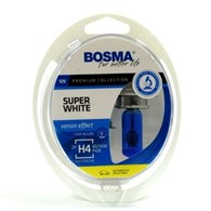 Żarówka 12V H4  60/55W P43t SUPER WHITE TWIN BOX Bosma *3462* xenon effect