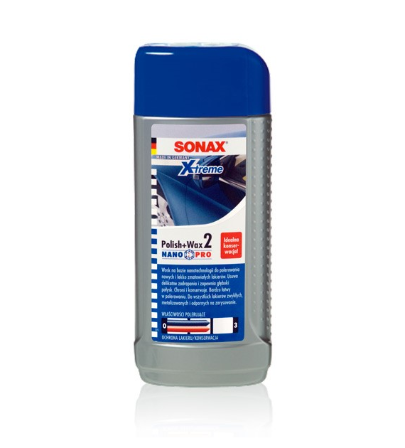 SONAX Xtreme Polish & Wax2 Nanopro 250ml (207100)