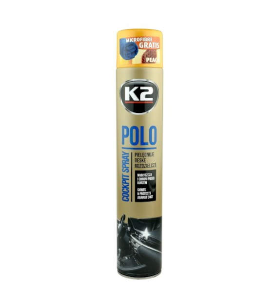 Kokpit K2  POLO COCKPIT 750ml spray zapach Brzoskwinia  (K407BR0) (op. 12szt) WW