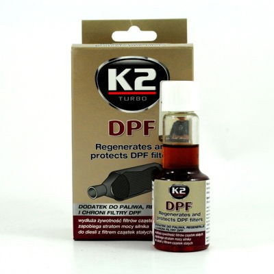 K2 Dodatek do czyszczenia filtra DPF 50ml   (T316) (op. 12szt)