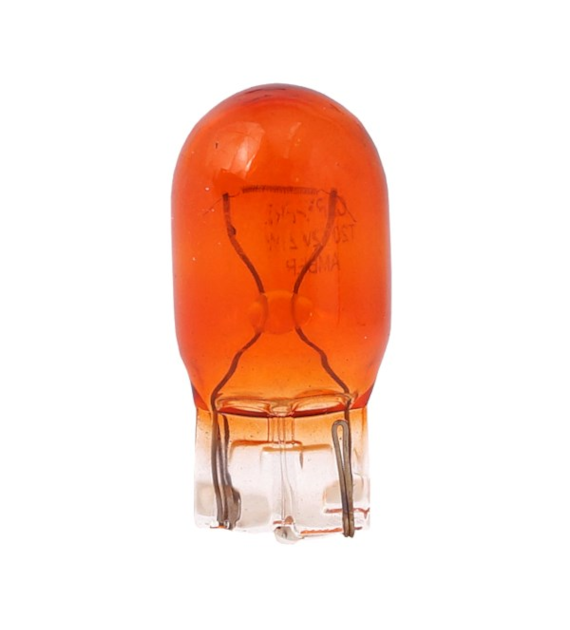 Żarówka 12V 21W T20d Bosma całoszklana pomarańczowa  AMBER *6104*
