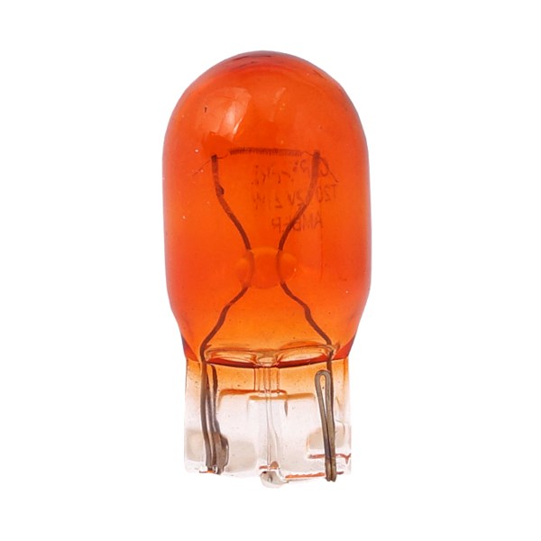 Żarówka 12V 21W T20d Bosma całoszklana pomarańczowa  AMBER *6104*