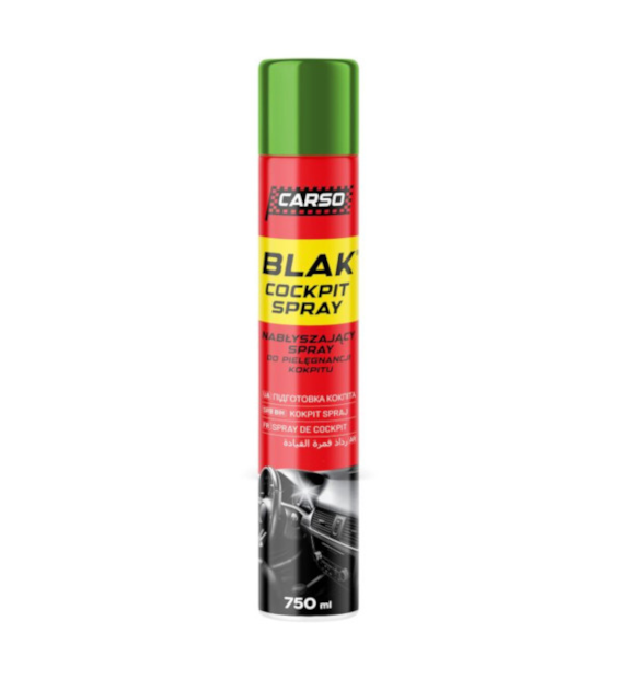 K2 CARSO Kokpit Blak ZIELONE JABŁKO do nabłyszczania deski rozdzielczej 750ml    (C407ZJ) (op. 12szt)