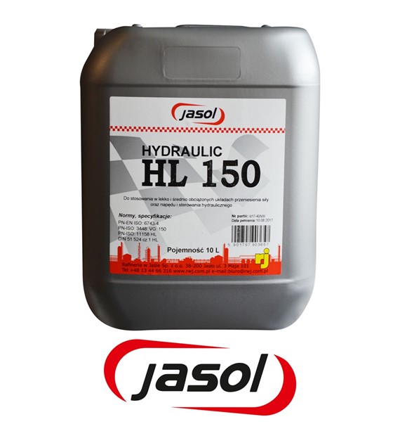 Olej JASOL HYDRAULIC HL 150 10L (hydrauliczny)