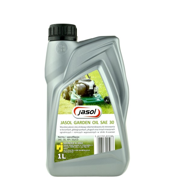 Olej JASOL GARDEN OIL  SAE-30 (do KOSIAREK)(op.12szt)   1L