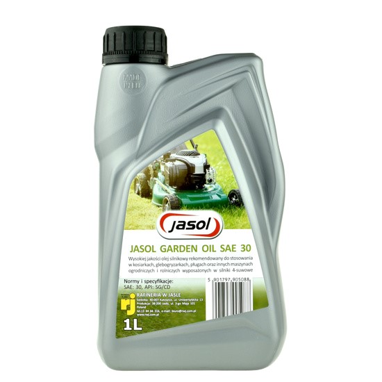 Olej JASOL GARDEN OIL  SAE-30 (do KOSIAREK)(op.12szt)   1L