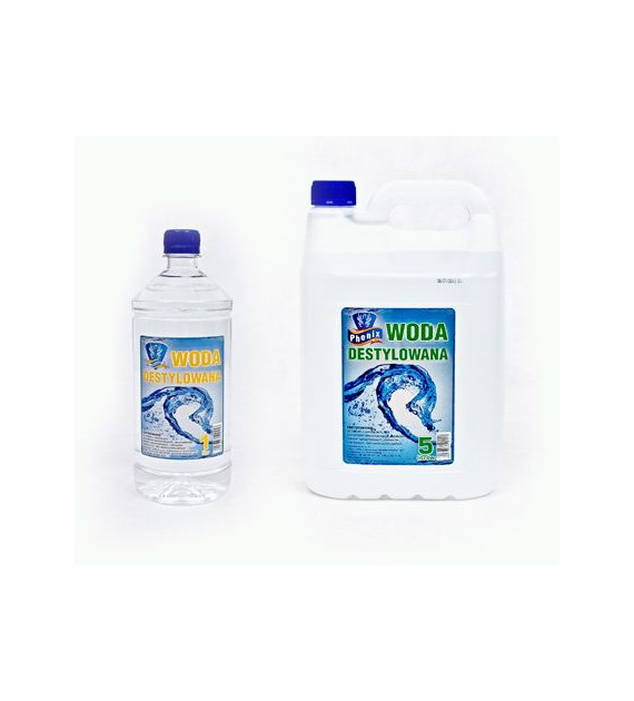 Woda destylowana 1L op.6 szt Feniks