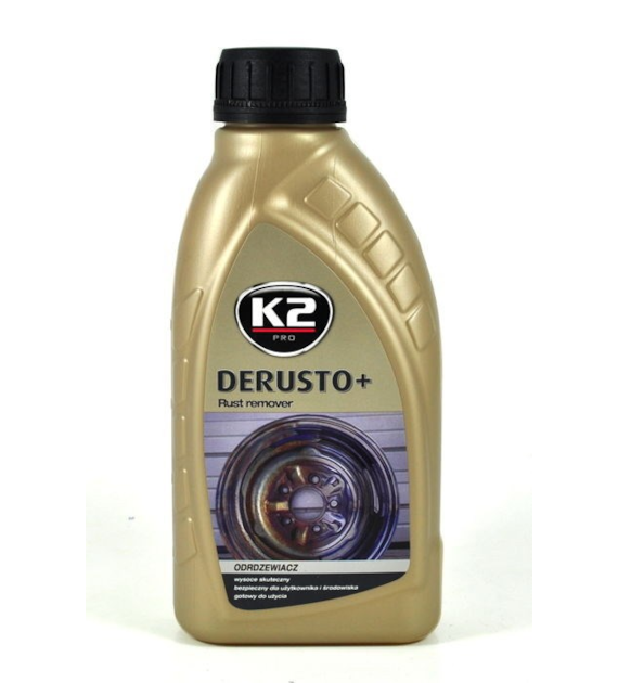 K2 Derusto Plus zanurzeniowy środek odrdzewiający 500ml   (L365) (neutralizator rdzy )