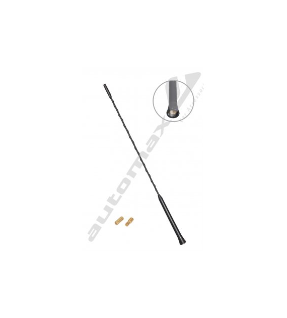 Antena maszt antenowy 41cm dwa adaptery 5/6mm AMIO 01129