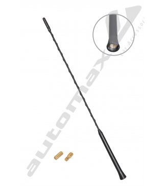 Antena maszt antenowy 41cm dwa adaptery 5/6mm AMIO 01129