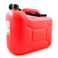 Kanister  plastikowy  10l czerwony/czarny