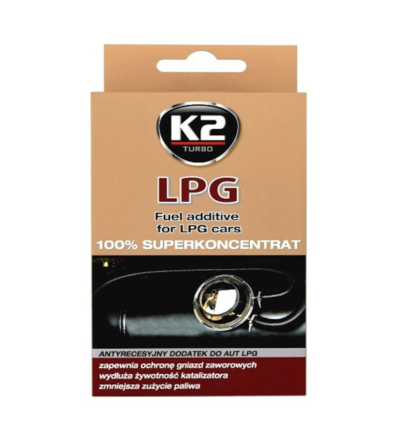 K2 LPG dodatek do paliwa , chroni silniki zasilane LPG  50ml   (T317)