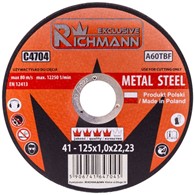 CORONA TARCZA do METALU 125X2,5 EXCLUSIVE