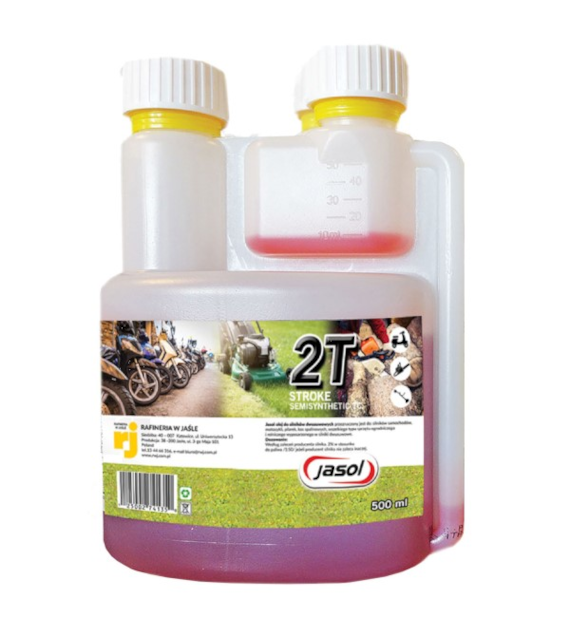 Olej JASOL 2T Stroke OIL Semisynthetic TC  czerwony   0,5 L