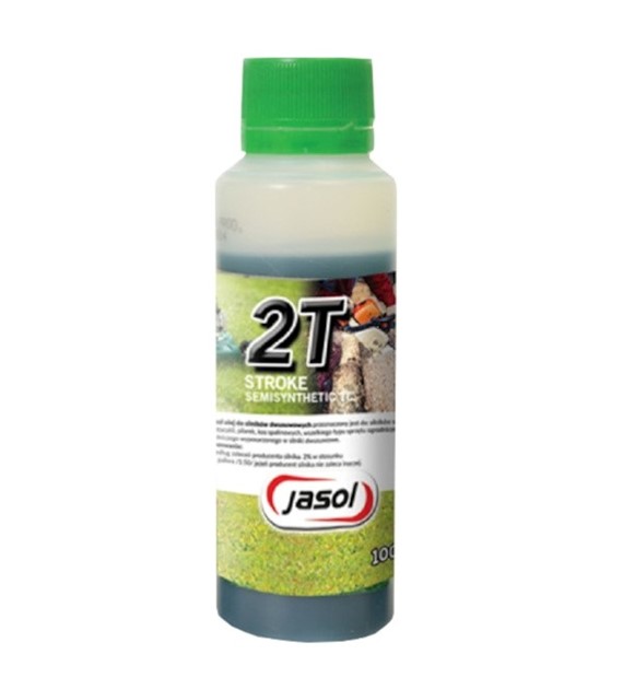 Olej JASOL 2T Stroke OIL Semisynthetic TC  zielony   100ML (op.24szt)