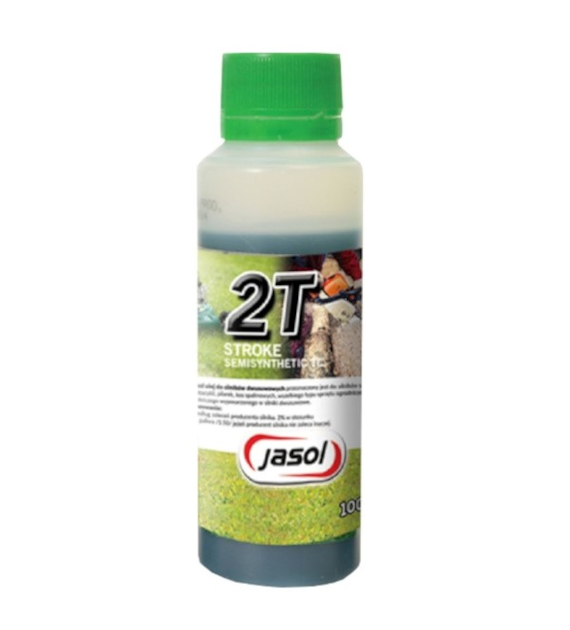 Olej JASOL 2T Stroke OIL Semisynthetic TC  zielony   100ML (op.24szt)