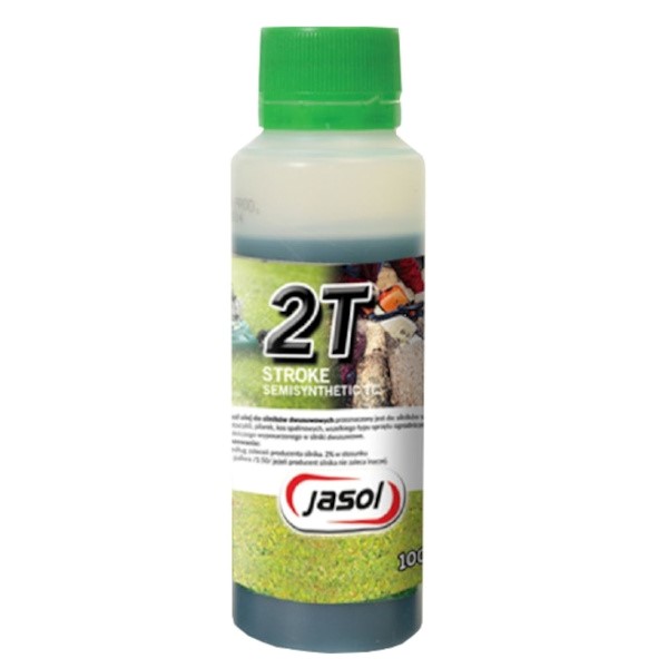 Olej JASOL 2T Stroke OIL Semisynthetic TC  zielony   100ML (op.24szt)