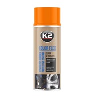 K2 COLOR FLEX guma w sprayu pomarańczowy 400ml   (L343PO) qq