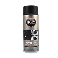 K2 COLOR FLEX guma w sprayu czarny mat 400ml   (L343CM)