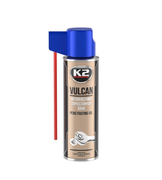 K2 Vulcan spray penetrant z MoS2 (MAŁY) 250ml    (W117) (op. 24szt)