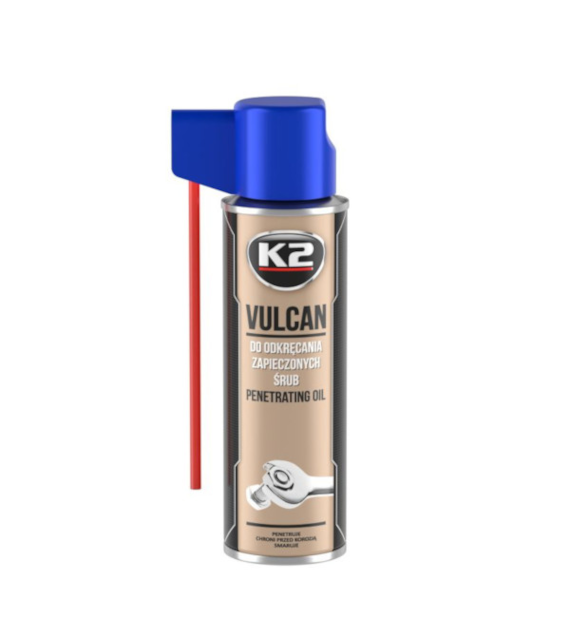 K2 Vulcan spray penetrant z MoS2 (MAŁY) 250ml    (W117) (op. 24szt)