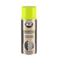 K2 COLOR FLEX guma w sprayu żółty 400ml   (L343ZO) qq WW