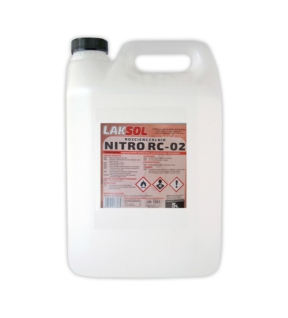 Rozcienczalnik nitro RC-02  5l LAKSOL