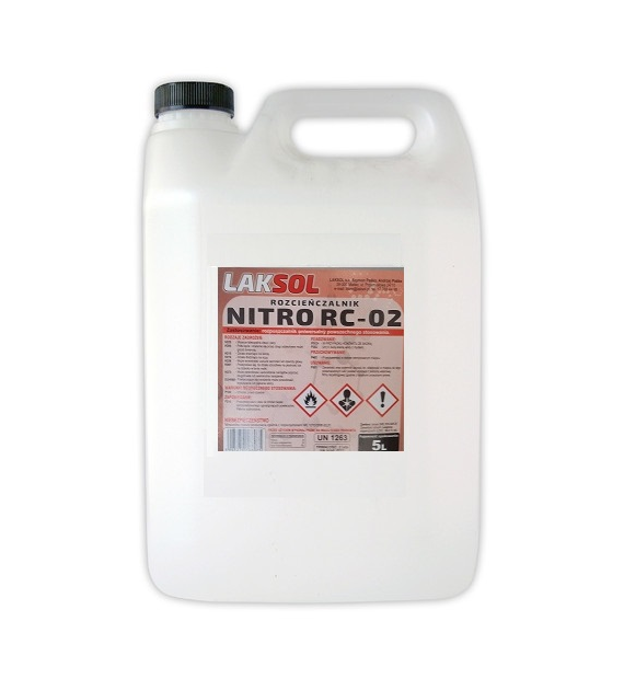 Rozcienczalnik nitro RC-02  5l LAKSOL