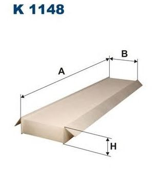 Filtr kabinowy K1148 qq
