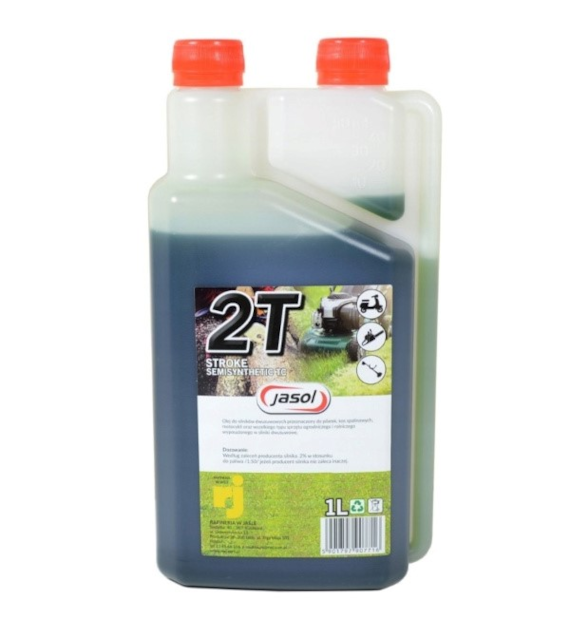 Olej JASOL 2T Stroke OIL Semisynthetic TC  zielony  1L (op.12szt)