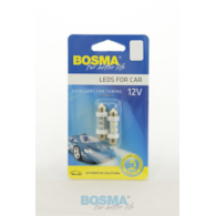Żarówka 12V Bosma rurka 4x LED 36mm  White 6000k 2szt *2892*