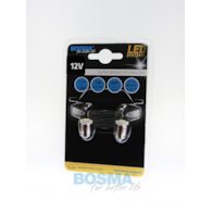 Żarówka 12V Bosma Ba9s 1x LED SMD5050  WHITE 2szt *3130* ST*
