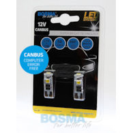 Żarówka 12V Bosma W5W 3x LED SMD5050 Canbus   White 2szt *4144* ST*