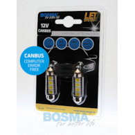 Żarówka 12V Bosma rurka 4x LED SMD5050 Canbus 12x39   White 2szt *3789* ST*