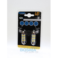 Żarówka 12V Bosma rurka 6x LED SMD5050 10x41  White 2szt *3840*