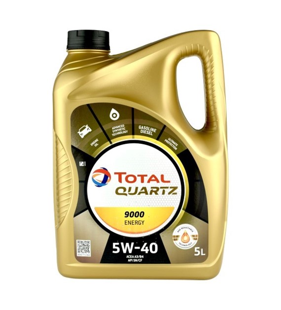 Olej TOTAL Quartz 9000 5W/40  5l Energy