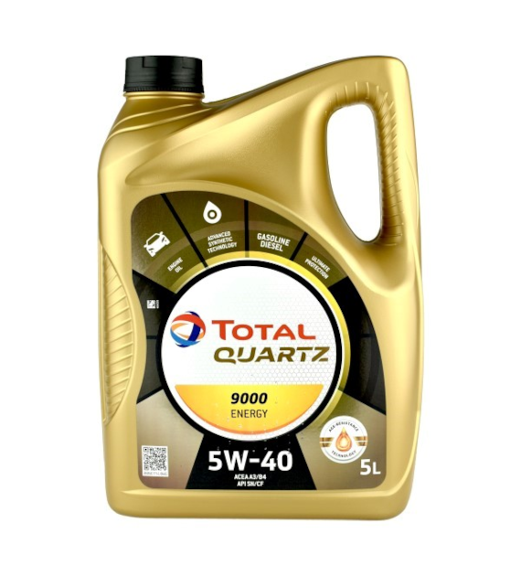 Olej TOTAL Quartz 9000 5W/40  5l Energy
