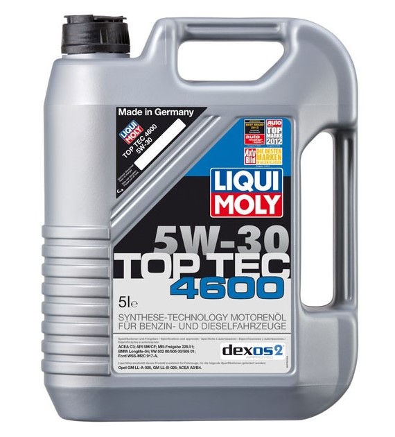 Liqui Moly olej silnikowy 5W/30 TOP TEC 4600  5l