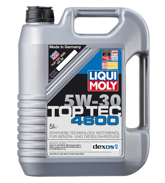 Liqui Moly olej silnikowy 5W/30 TOP TEC 4600  5l
