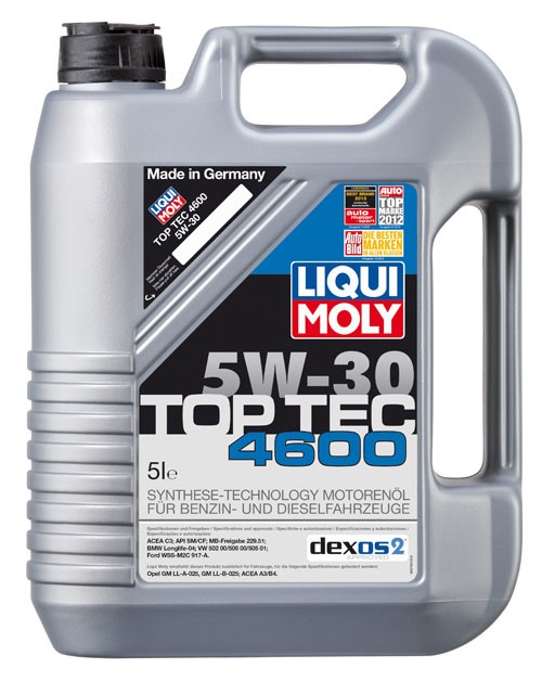 Liqui Moly olej silnikowy 5W/30 TOP TEC 4600  5l