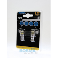 Żarówka 12V Bosma W5W 1x LED SMD7080   White 2szt *4014* ST*