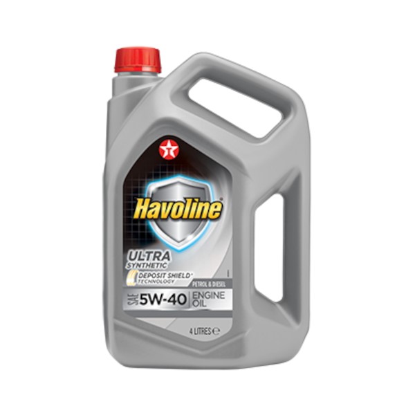 Olej TEXACO Havoline Ultra   5W/40 4L API SN/CF  MB 229.5 / 229.3 / 226.5 Renault RN 0700/0710 VW 502.00/505.00 PSA B 71-2296