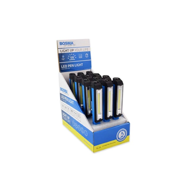 Latarka BOSMA mała LED COB (długopis) *6117*