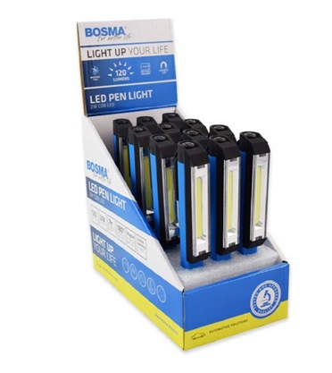 Latarka BOSMA mała LED COB (długopis) *6117*